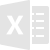Microsoft Excel logo. Snake coiled around itself in a circular shape